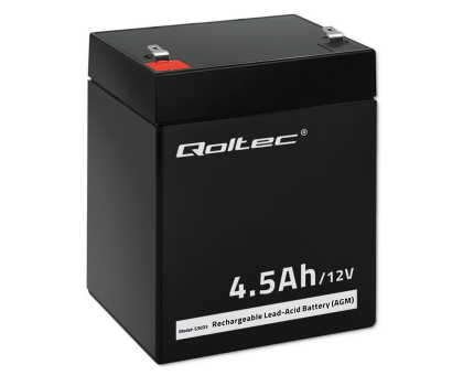 Akumulator AGM Qoltec Qoltec Akumulator AGM 12V 4.5Ah LongLife